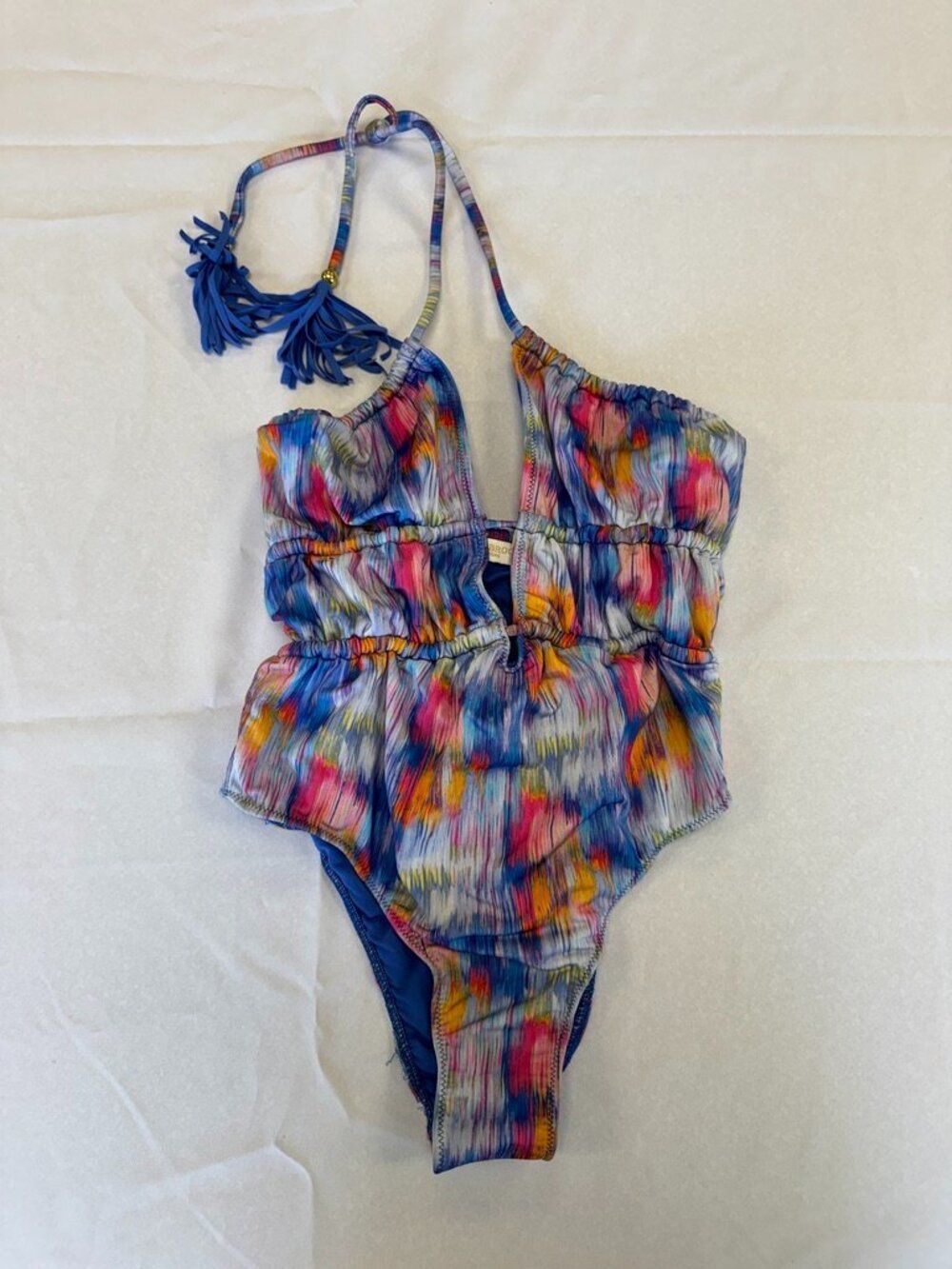 Ramy Brook Ikat Colorful One Piece Swimsuit Size Small S - Picture 4 of 12